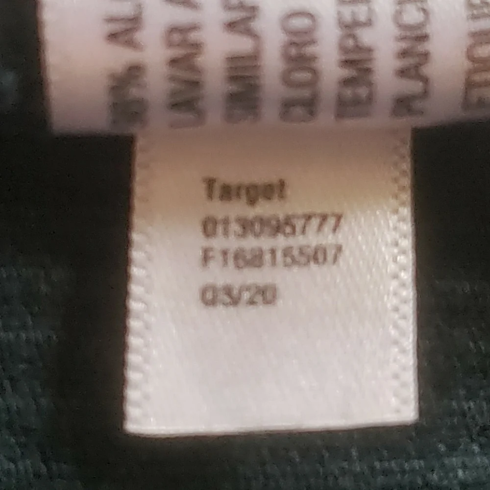 Universal Thread Green Corduroy Puff Sleeve Dress - Picture 15 of 15